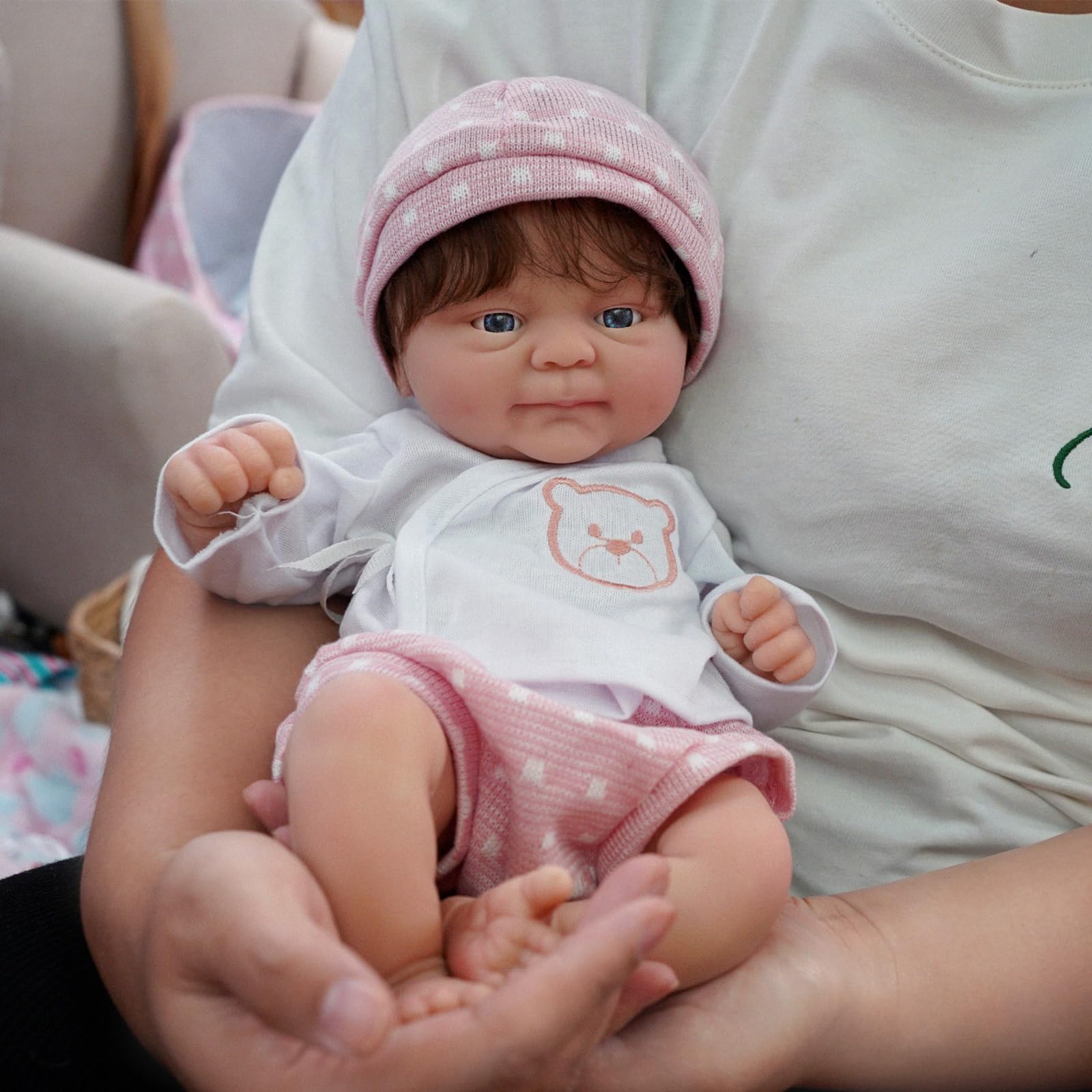 リボーンドール　シリコンベビー　女の子 Amazon.co.jp: スリーピングリボーンベビードール 女の子 ソフト