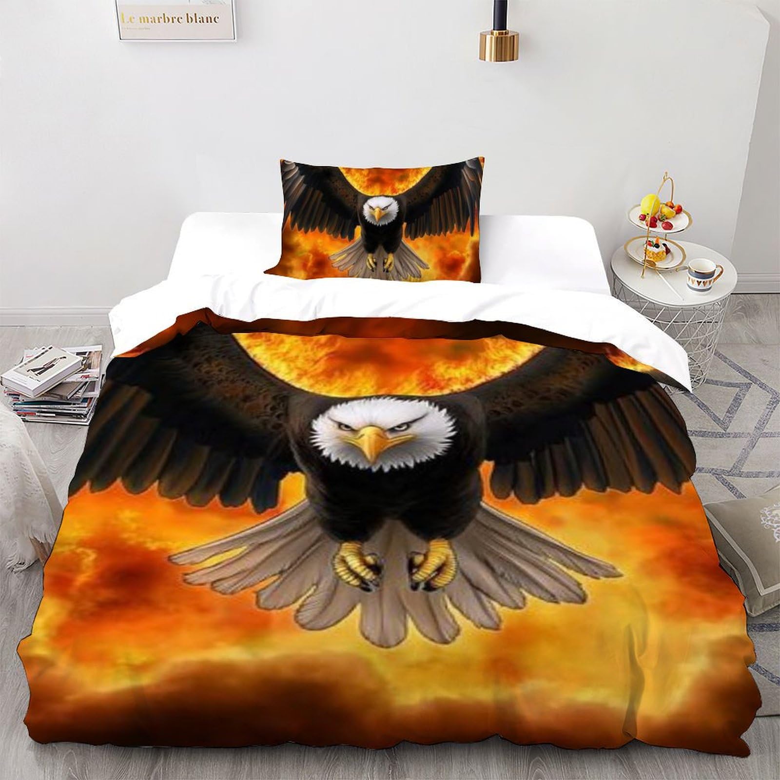 Housse de couette 135x200 animaux 3D microfibre pour des nuits douces enfants