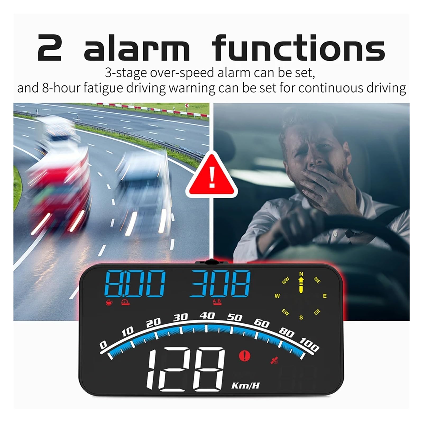 SHELITA Speedometer Heads Up Display Car HUD G14, Digital Speed, GPS