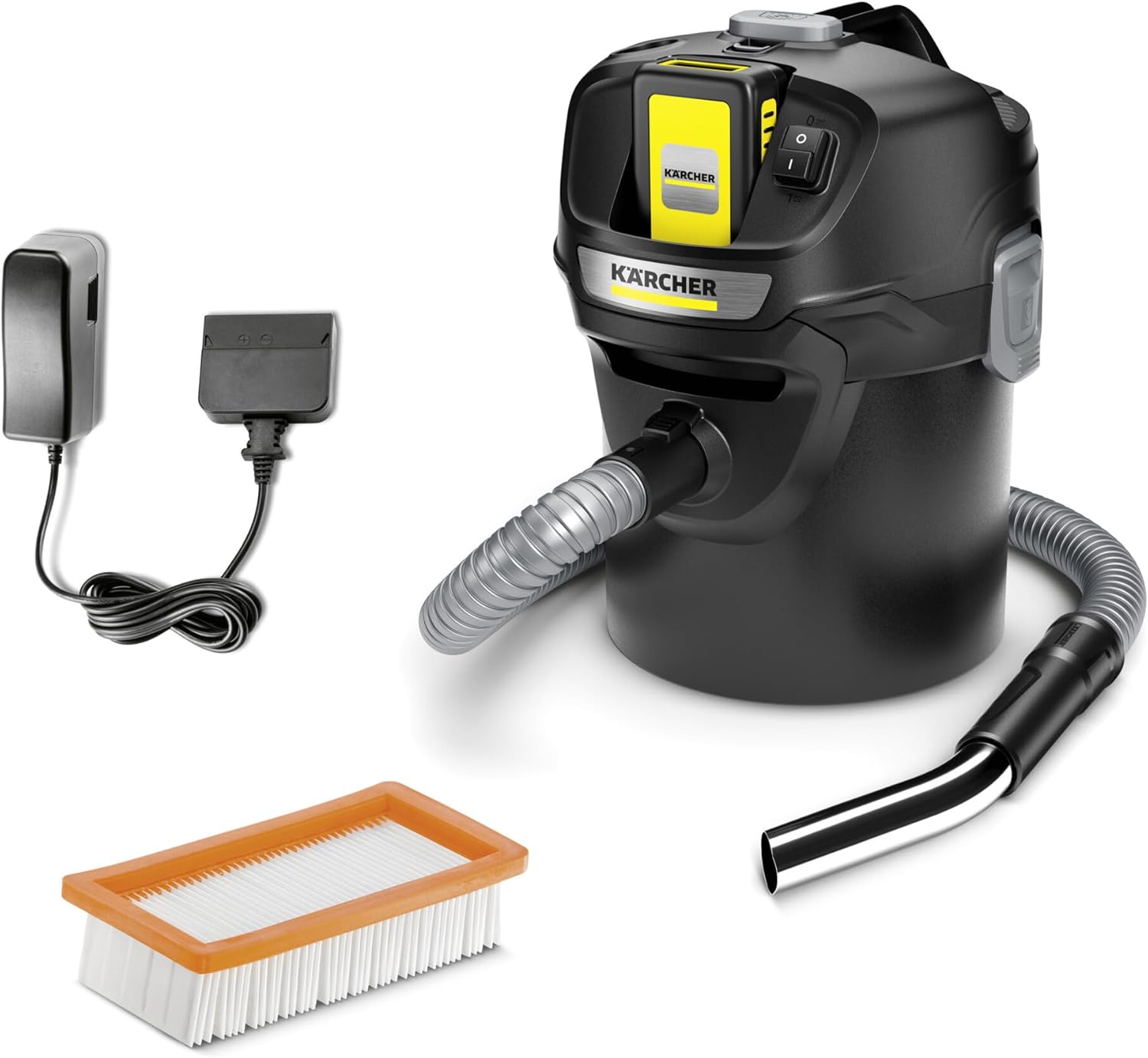 Kärcher AD 2 Ash Vacuum Cleaner and accessories