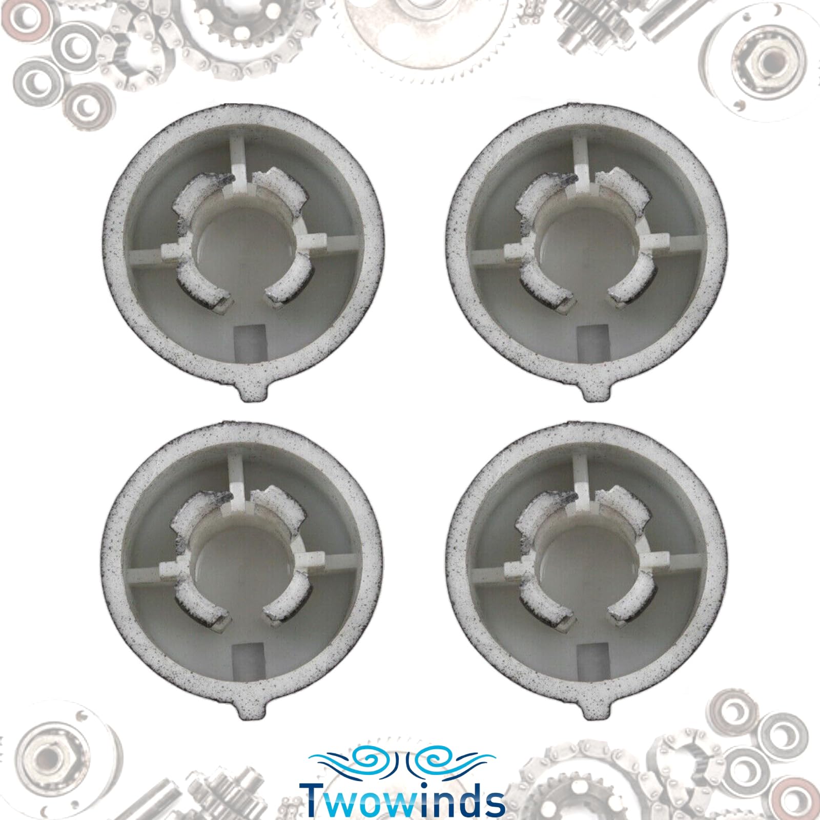 Twowinds Bottone Climatizzatore Compatibile Mercedes Benz W203 C240 C320 2000-2007 Pulsante Ventilatore Aria Condizionata 4 unità