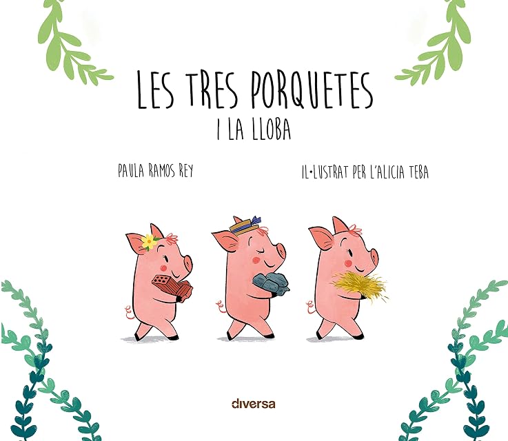 Portada de Les tres porquetes i la lloba