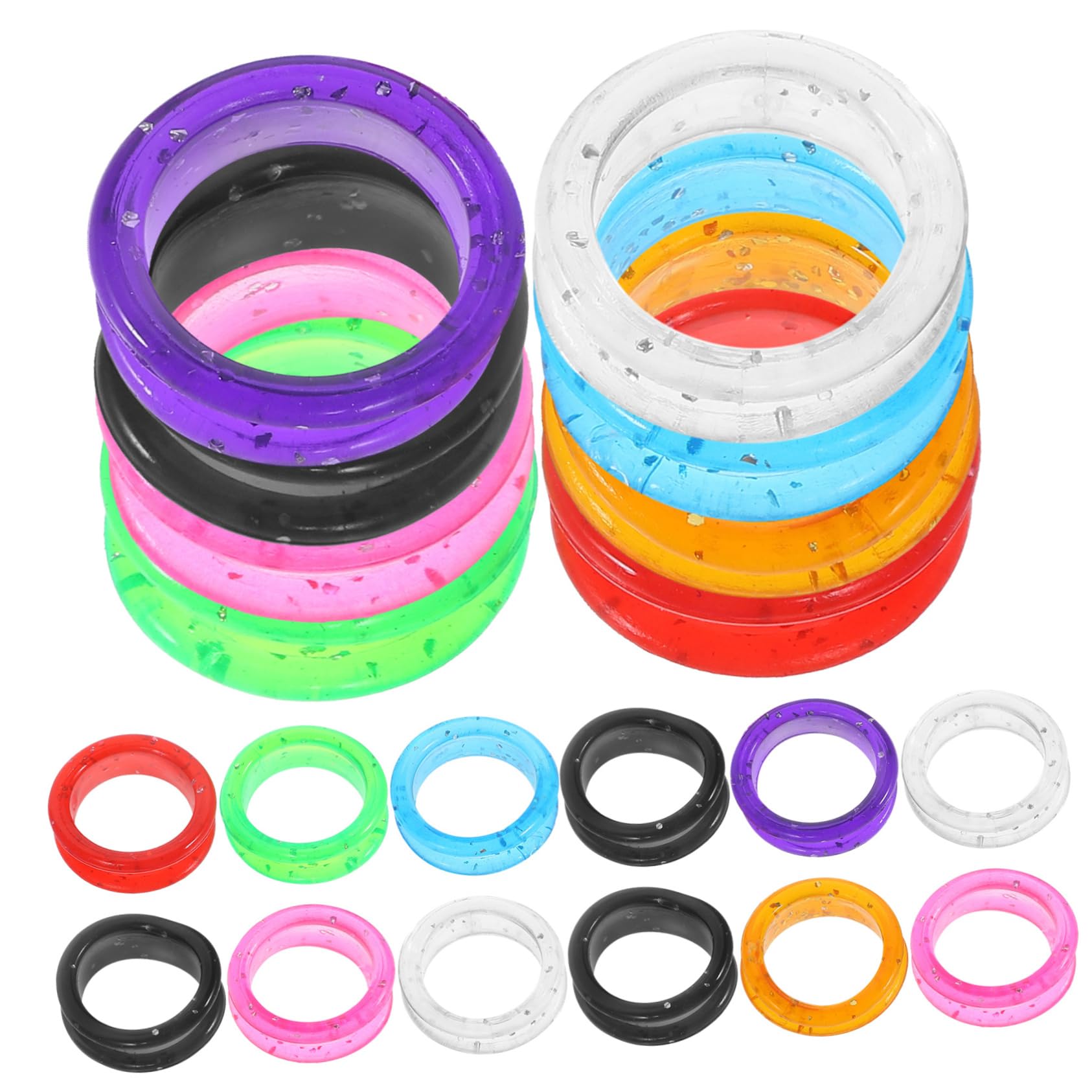 BESPORTBLE 100pezzi Silicone Colorati Per Forbici Da Toelettatura Per Comfort e Delle Per Parrucchieri e Amanti Degli Animali Domestici