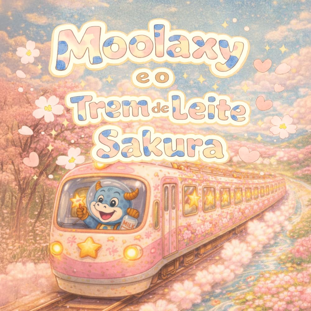Moolaxy e o Trem de Leite Sakura: Uma doce aventura de primavera na Estrela de Leite (moolaxy (edição em português))