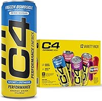 Vista 16 de C4 Energy - Bebida energética carbonatada sin azúcar, bebida preentrenamiento + beta alanina, cereza de medianoche, 16 onzas líquidas (paquete de 12)