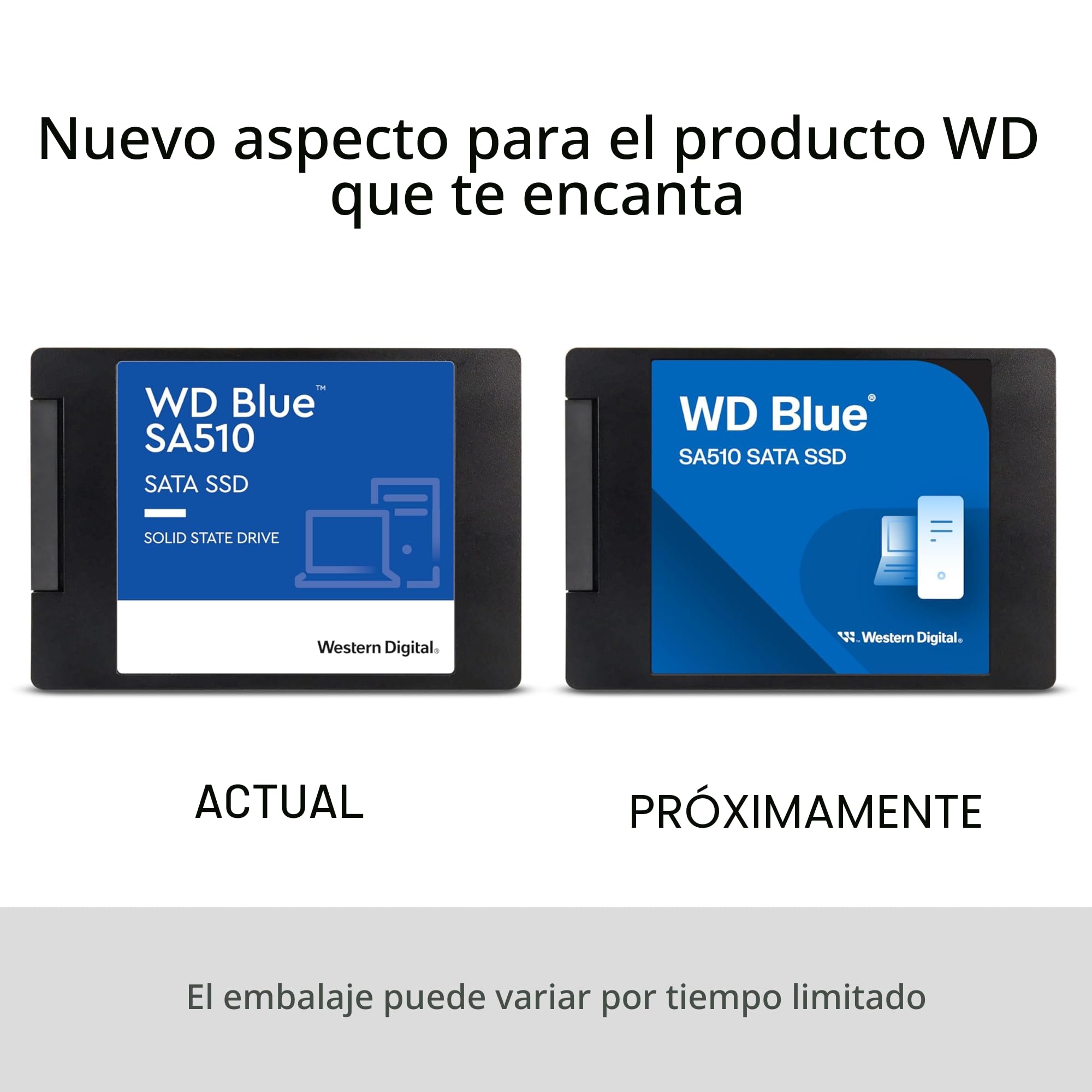 Amazon.com: Western Digital 2TB WD Blue SA510 SATA Disco duro