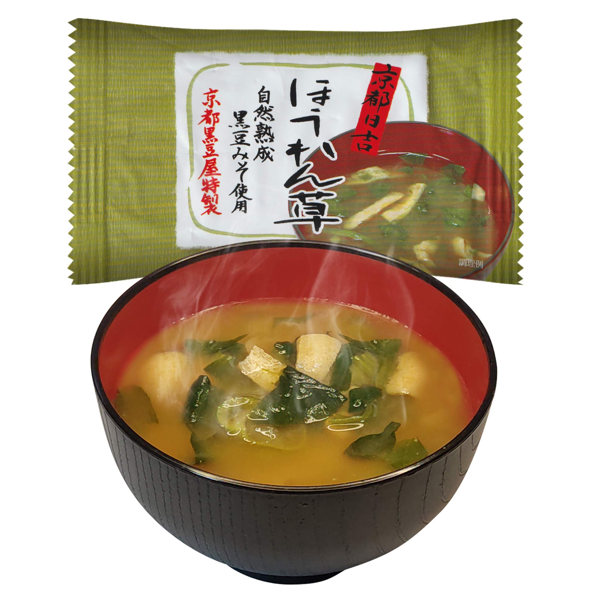 Amazon | 京都黒豆屋 フリーズドライ みそ汁 丹波黒豆 みそ 使用 国産