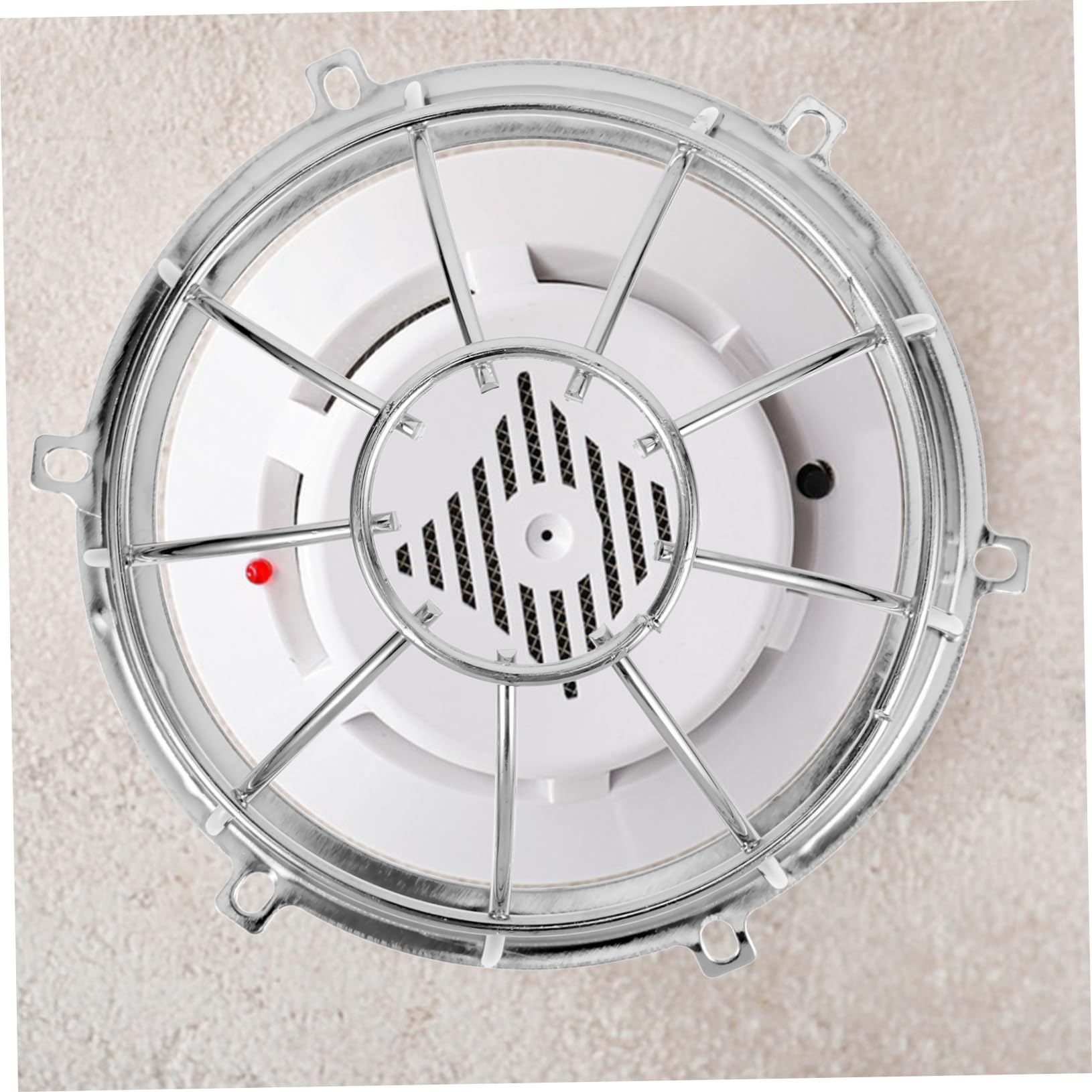 7 Piezas Protector para Detector de Humo Resistente y Decorativo para Sistemas contra Incendios Hogares y Comercios Fácil Instalación y