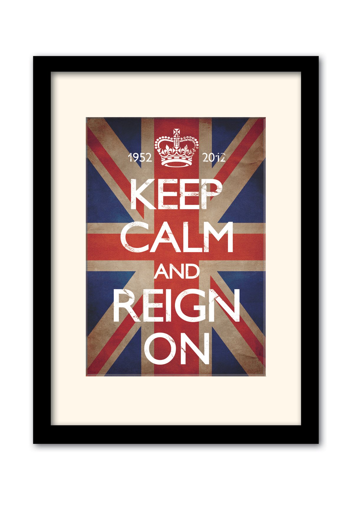 Pyramid International Keep Calm And Reign On Memorabilia, Multi-Colour, 30 x 40 cm