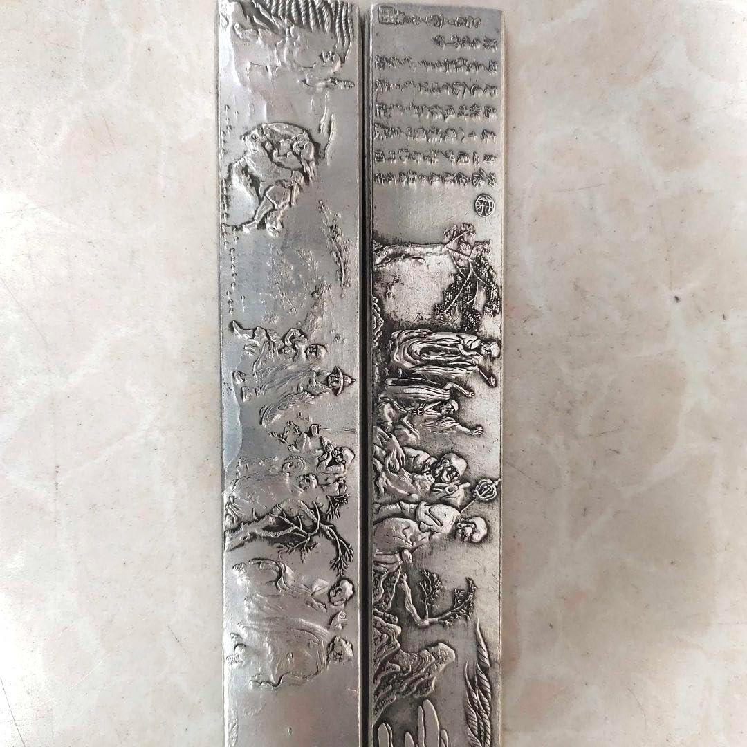 彫金作家 井波 慶州作 】鋳銅 文鎮 一点物 未使用 美術品