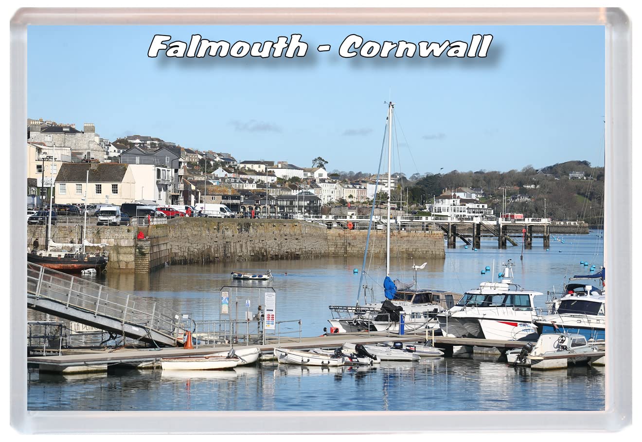 Baked Bean Store Falmouth - Cornwall - 96 x 67mm Jumbo Fridge Magnet/Magnets BBSFHM391