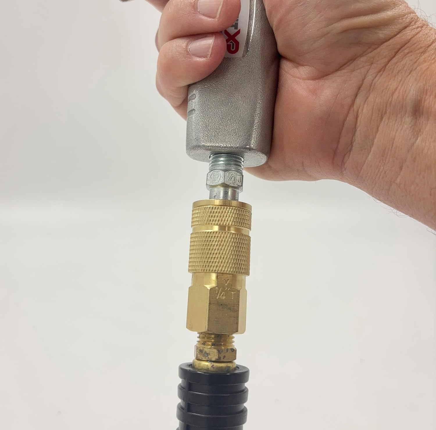Primefit TP1414MS-B25-P Automotive Style Air Quick Connect Plugs/Nipples 1/4" Body x 1/4" Male NPT