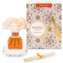 Agraria PetiteEssence Flower and Reed Diffuser Set, Hand Crafted Sola Flower Botanical Home Fragrance Diffuser, Home, Coffee Table Decor for Living Room, Bedroom, and More