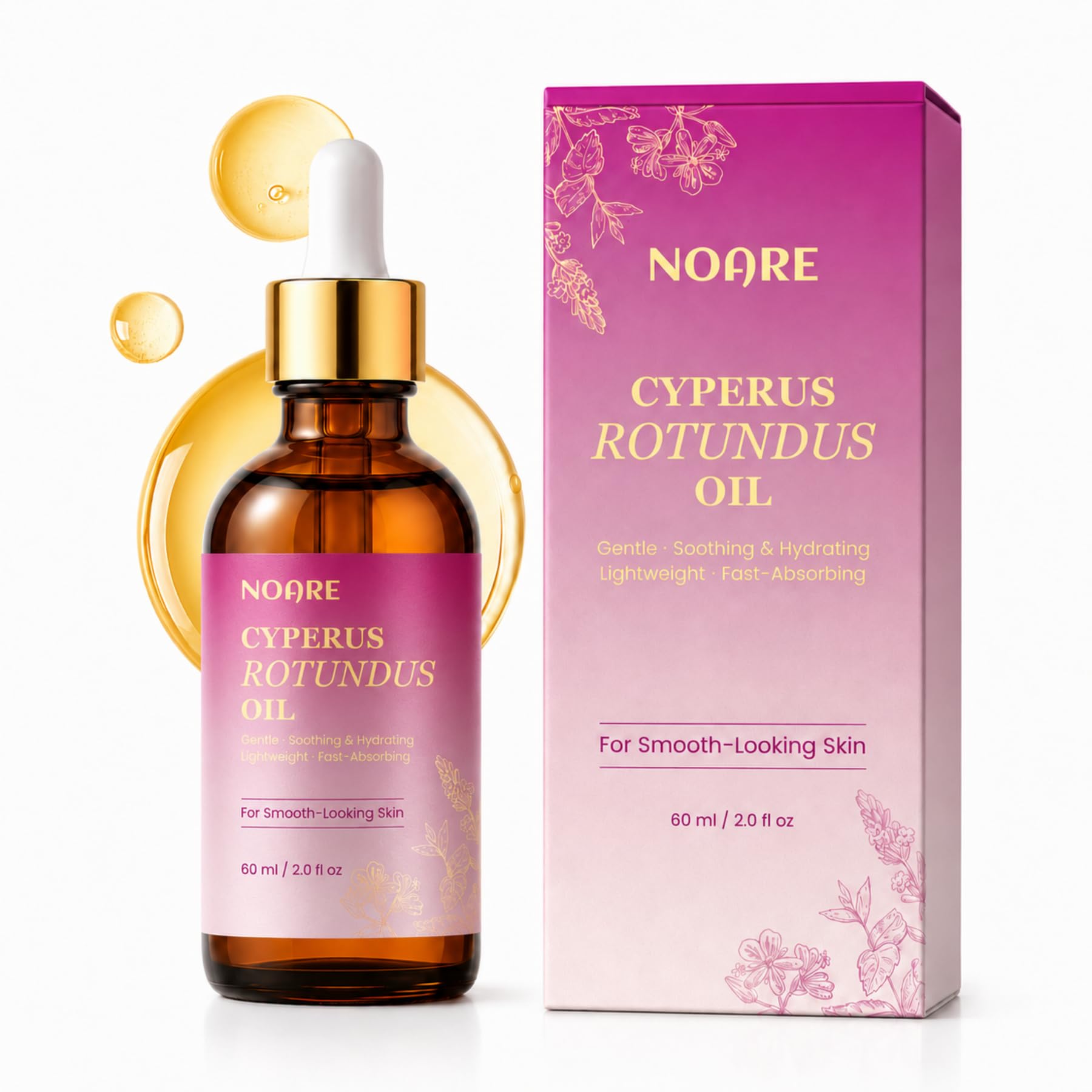 Cyperus Rotundus Oil for Hair Removal, Post Hair Removal Care Oil, Helps Smooth & Soothe Skin, Lightweight Non-Greasy Formula, For All Skin Types, 2 Fl Oz / 60 mL 2 Fl Oz (Pack of 1)