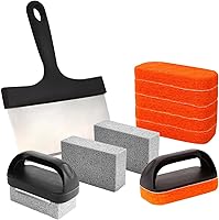 Vista 8 de Kit de limpieza de plancha para accesorios de plancha Blackstone - Kit de limpieza de plancha de 12 piezas - Juego de limpiador de parrilla