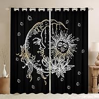 Vista 25 de Feelyou Cortinas educativas para niños, para dormitorio, colección ABC, números y formas, aprendizaje con aislamiento térmico, cortinas de ventana