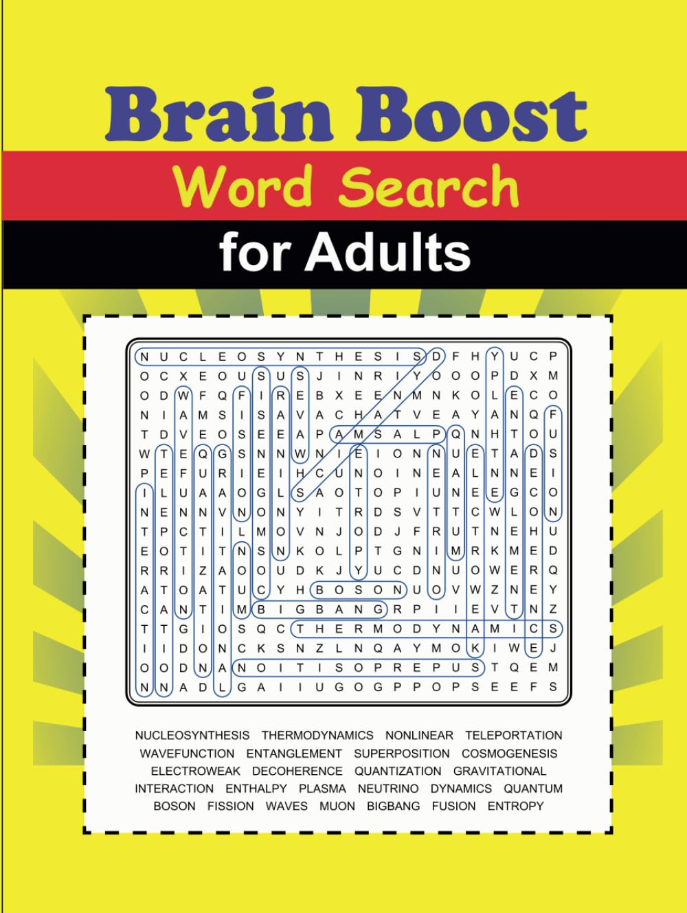 Brain Boost Word Search for Adults