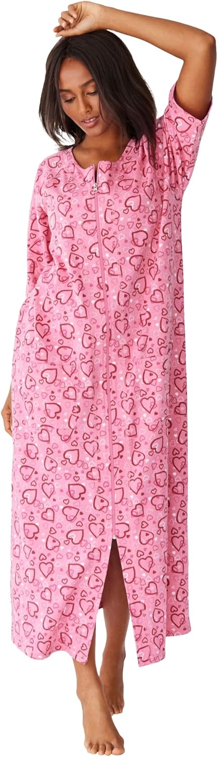 Zip Robes For Women Dreams Plus Size French Terry Robe Zip