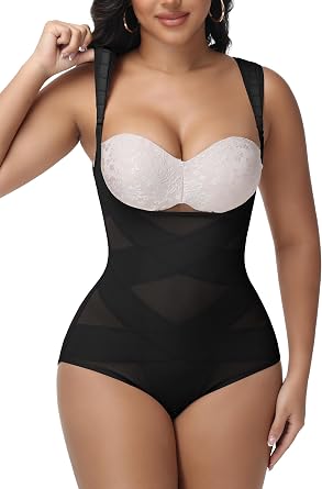 SHAPSHE Shapewear for Women Tummy Control Faja Body Shaper Faja Colombiana Moldeadora Adjustable Straps Seamless Shapewear