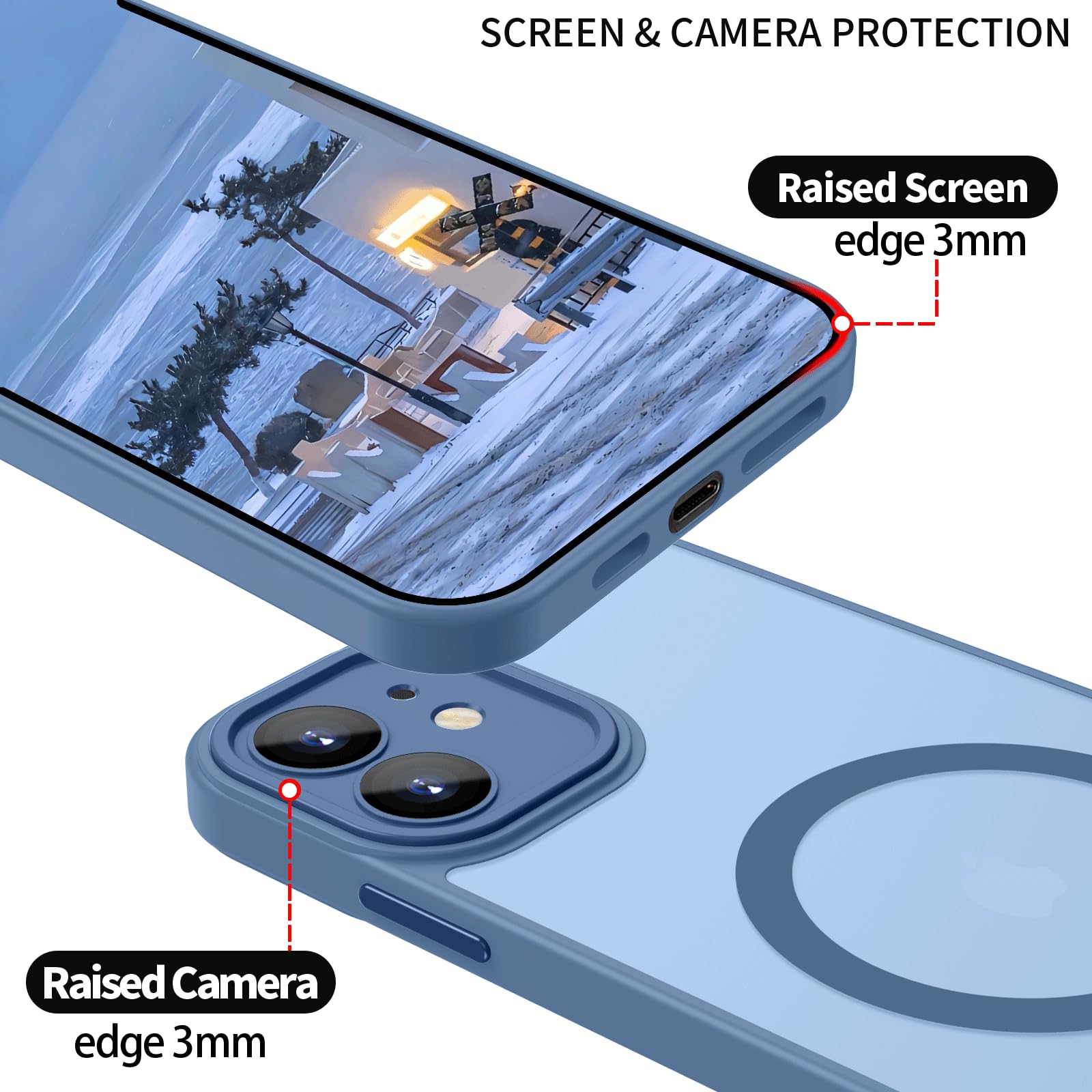 YUANDMI iPhone 12 Case Magnetic - Image 2