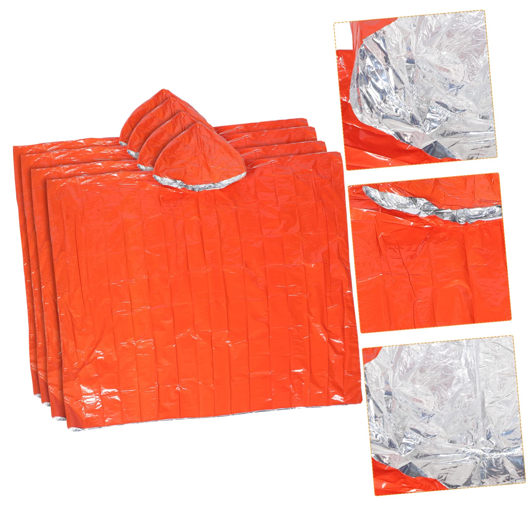 4pezzi Poncho Da Ciclismo Antipioggia Portatile Per Adulti Poncho Da Campeggio Escursionismo Antipioggia Antiusura