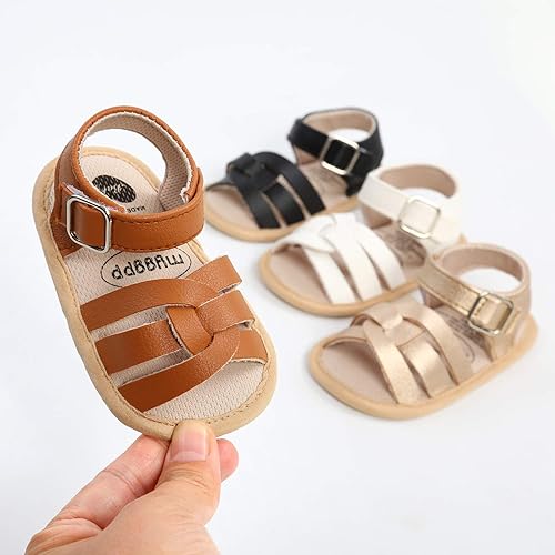 Miniatura 2 de SOFMUO Sandalias de bebé niña con lazo suave para niñas pequeñas, vestido de princesa, zapatos de verano para caminar