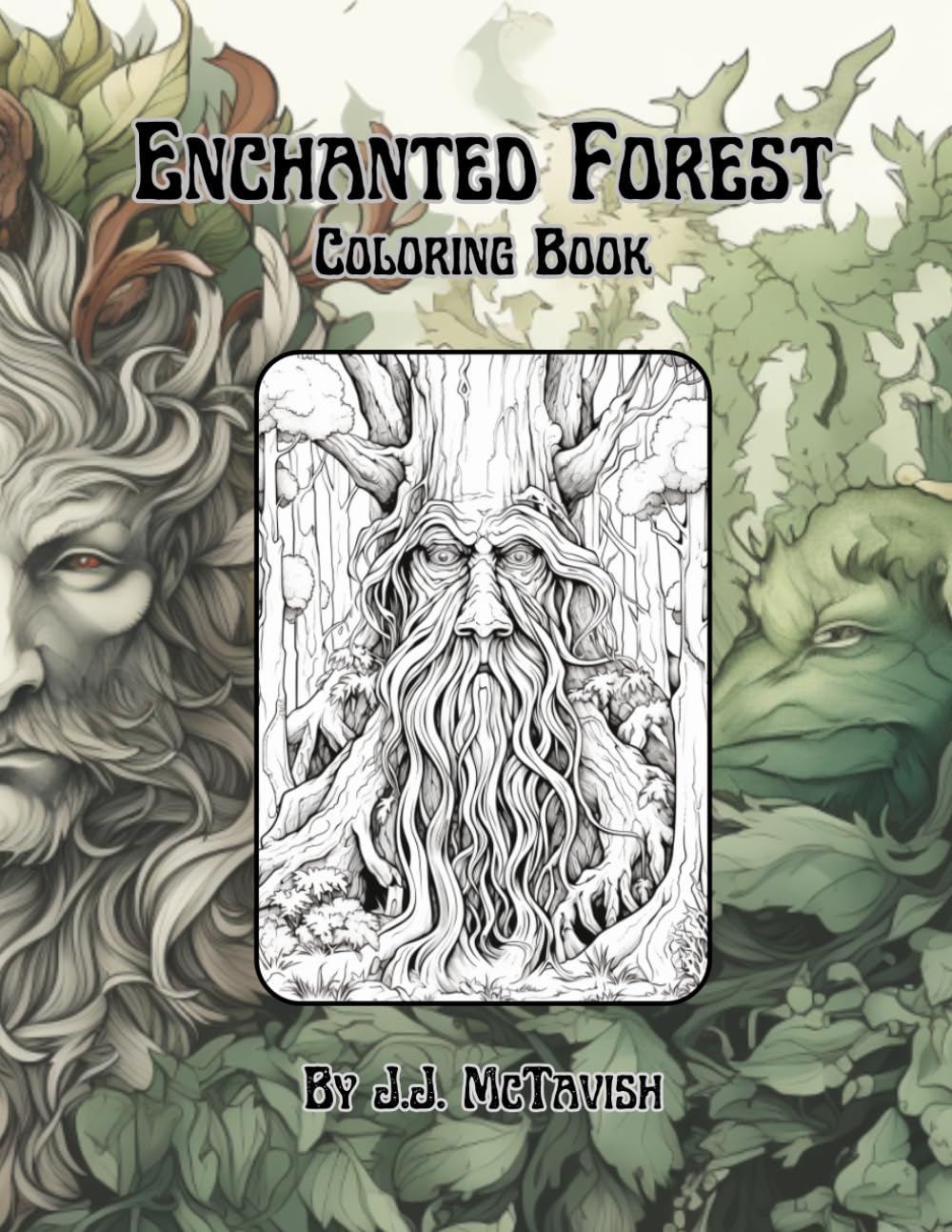 Enchanted Forest: coloring book