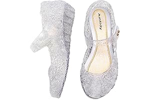 Flats Mary Jane Toddler Cosplay Shoes for Snow Queen Princess Dance Party