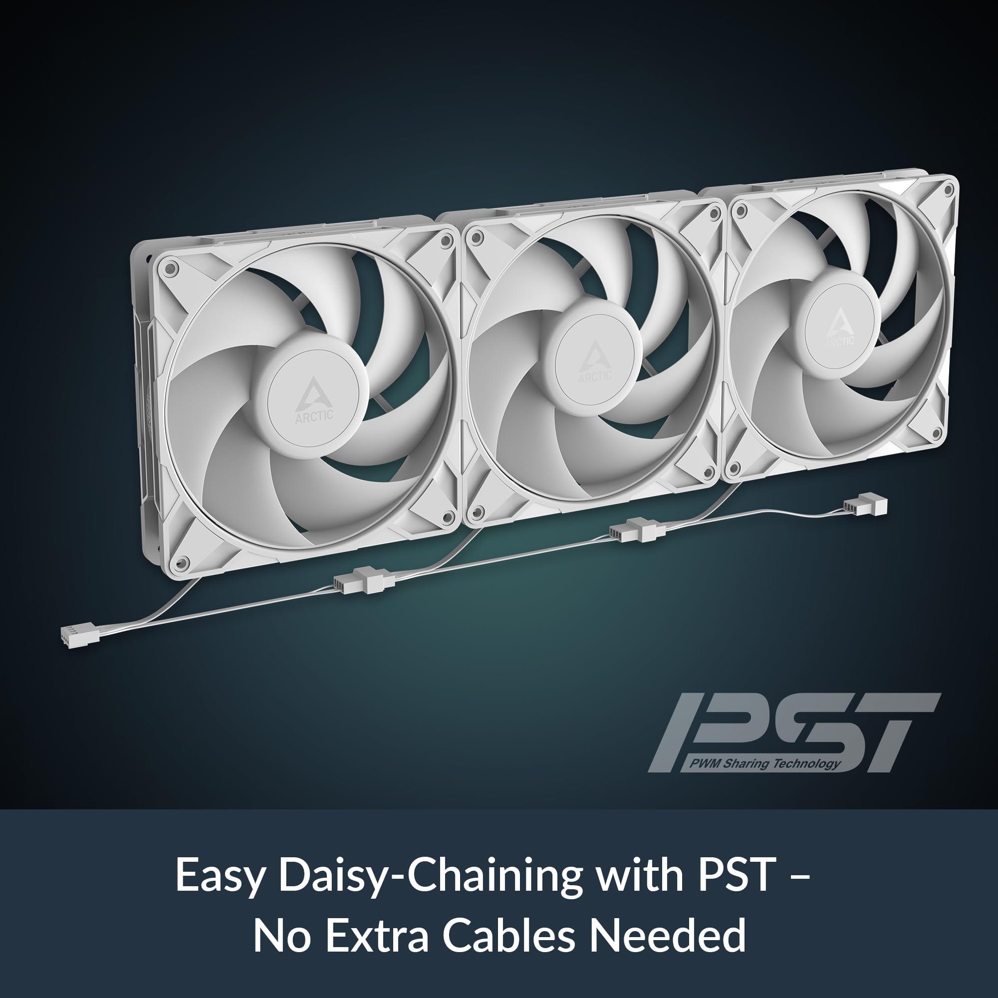 ARCTIC P14 Pro PST White Fan - Powerful Cooling -5