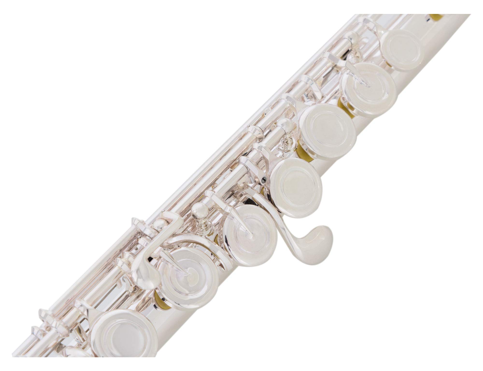 Flauto Traverso Lechgold FL-19/4, Flauto traverso in 3 pezzi, Piede in C | Completamente argentato, Bocchino: argento sterling 925, Testa: argento sterling 925, Corpo: nichelina, Chiavi chiuse