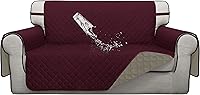 Vista 42 de ISSUNTEX Fundas de Sofá de Doble Protección 100% Impermeables para Sala de Estar, Fundas de Sofá para Sofá de 3 Cojines, Protector de Muebles