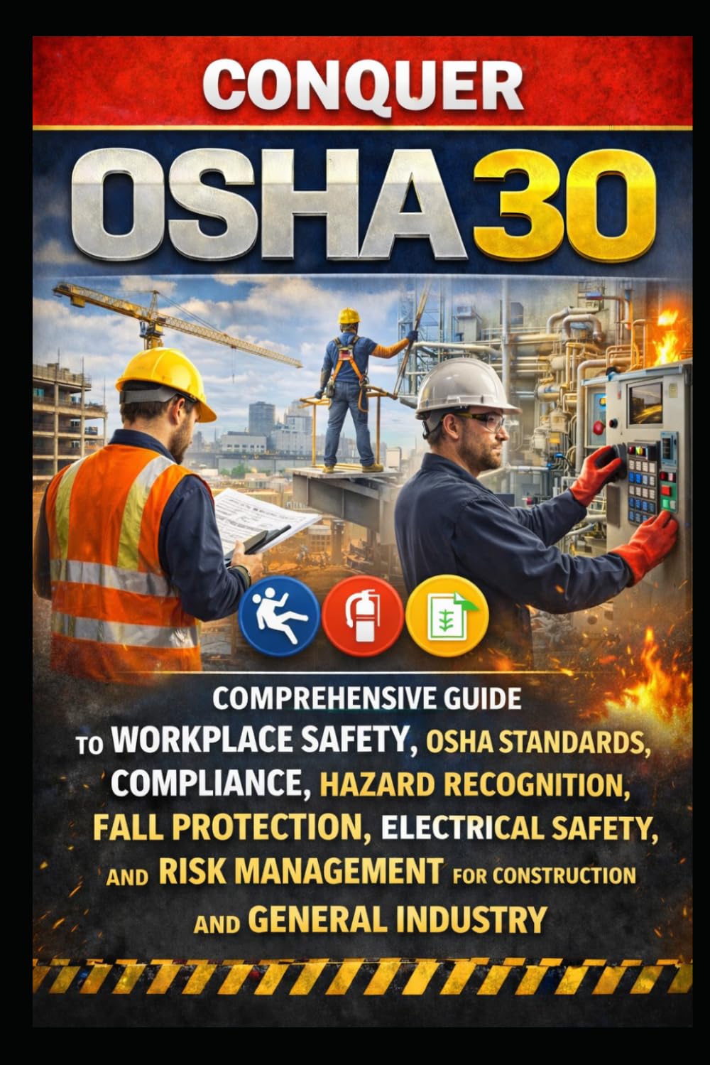 Conquer OSHA 30: Comprehensive Guide to Workplace Safety, OSHA Standards, Compliance, Hazard Recognition, Fall Protection, Electrical Safety, and Risk ... and General Industry (Skilled Trades Exams)