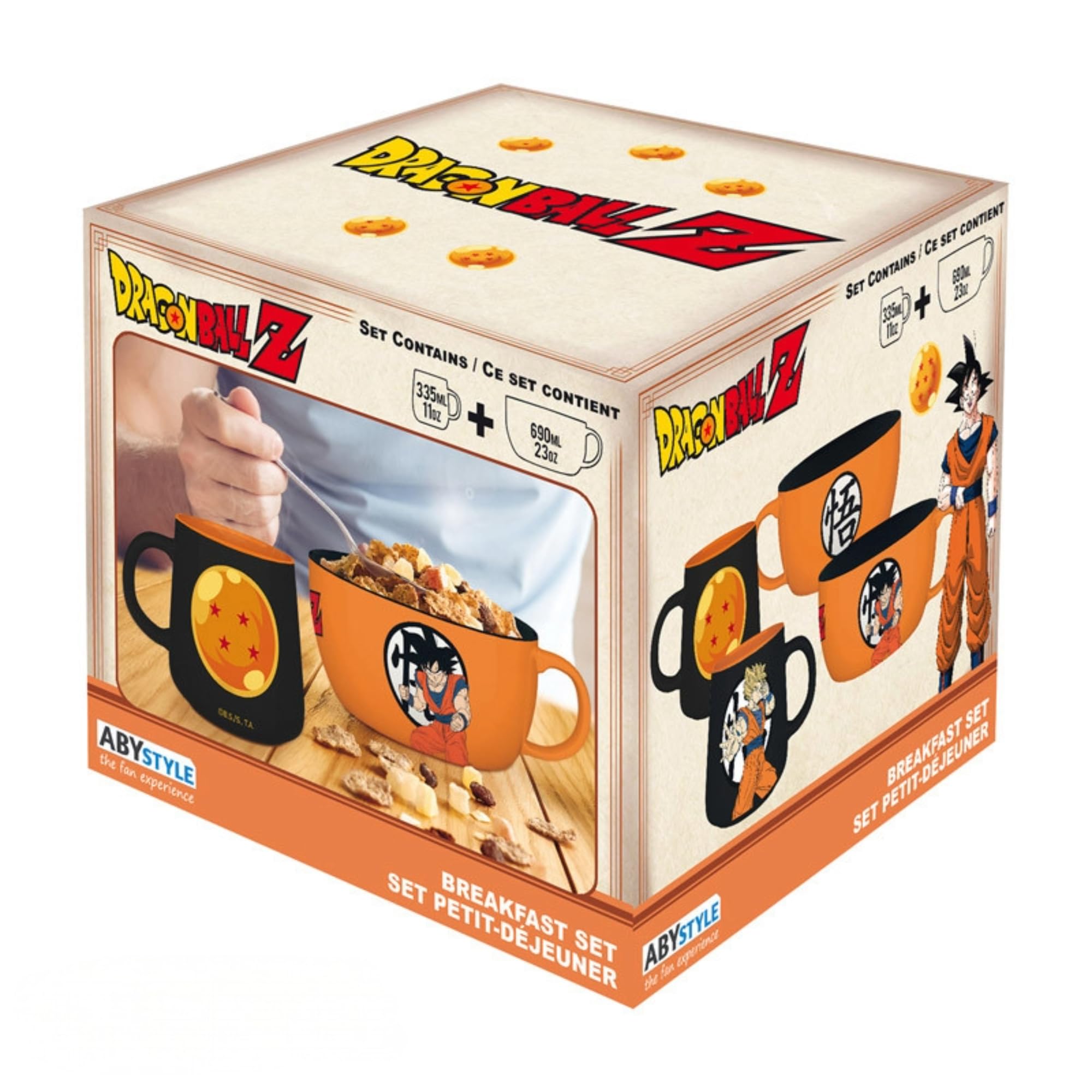 DRAGON BALL - Breakfast Set Mug + Bowl - Goku