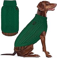 Vista 28 de KYEESE Suéter suave para perros pequeños, hembras, abrigado, de cuello alto, ropa elástica de punto para gatos, abrigo cómodo para mascotas
