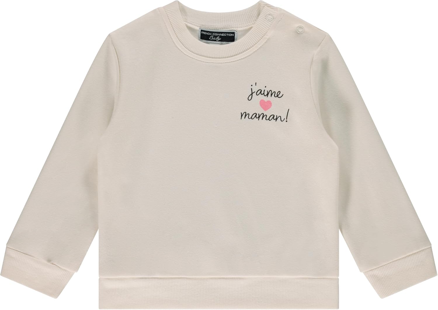 Cudlie French Connection 3-Pack Baby Girls Fleece Sweatshirts – Long Sleeve Pullovers with Ribbed Cuffs–Sizes 12M, 18M, 24M