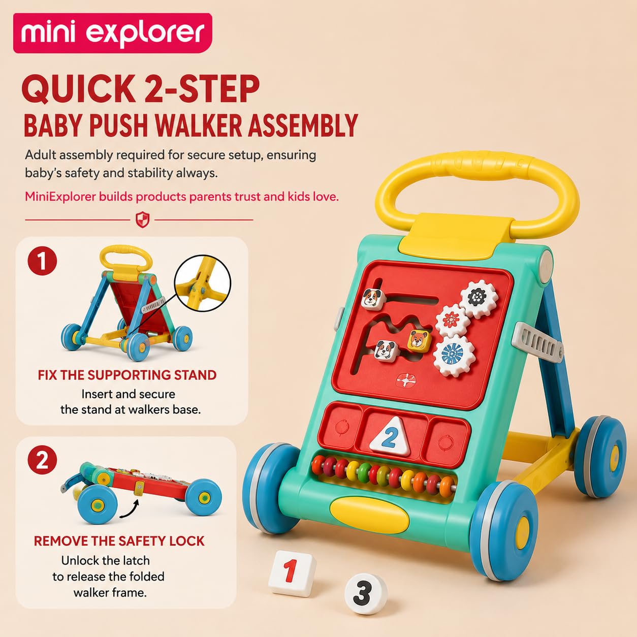 MiniExplorer Baby Walker - First Steps! -2