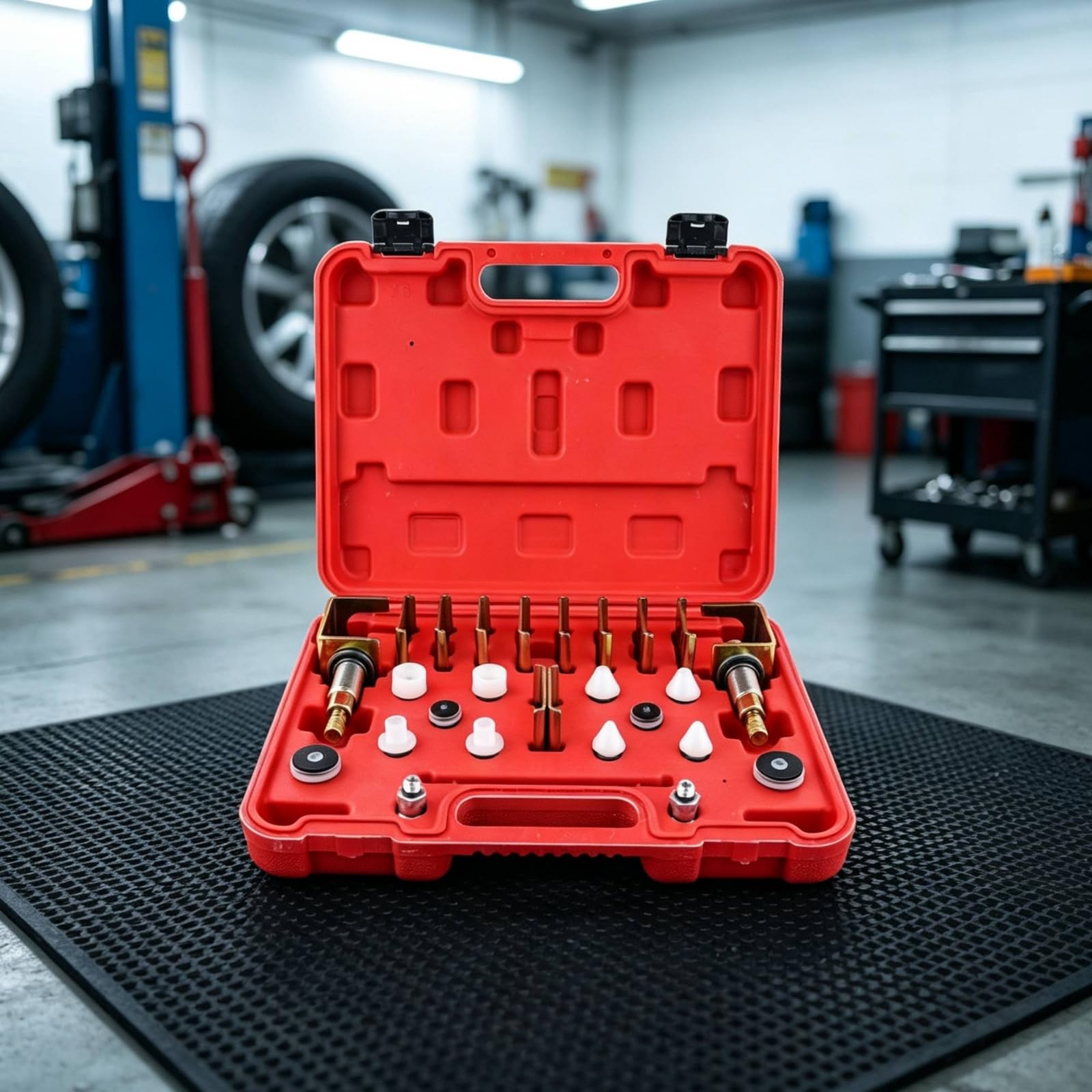 26 Pezzi Kit Adattatori con Valigetta Professionale Kit con Valigetta Degli Attrezzi Durevole Attrezzatura per Garage