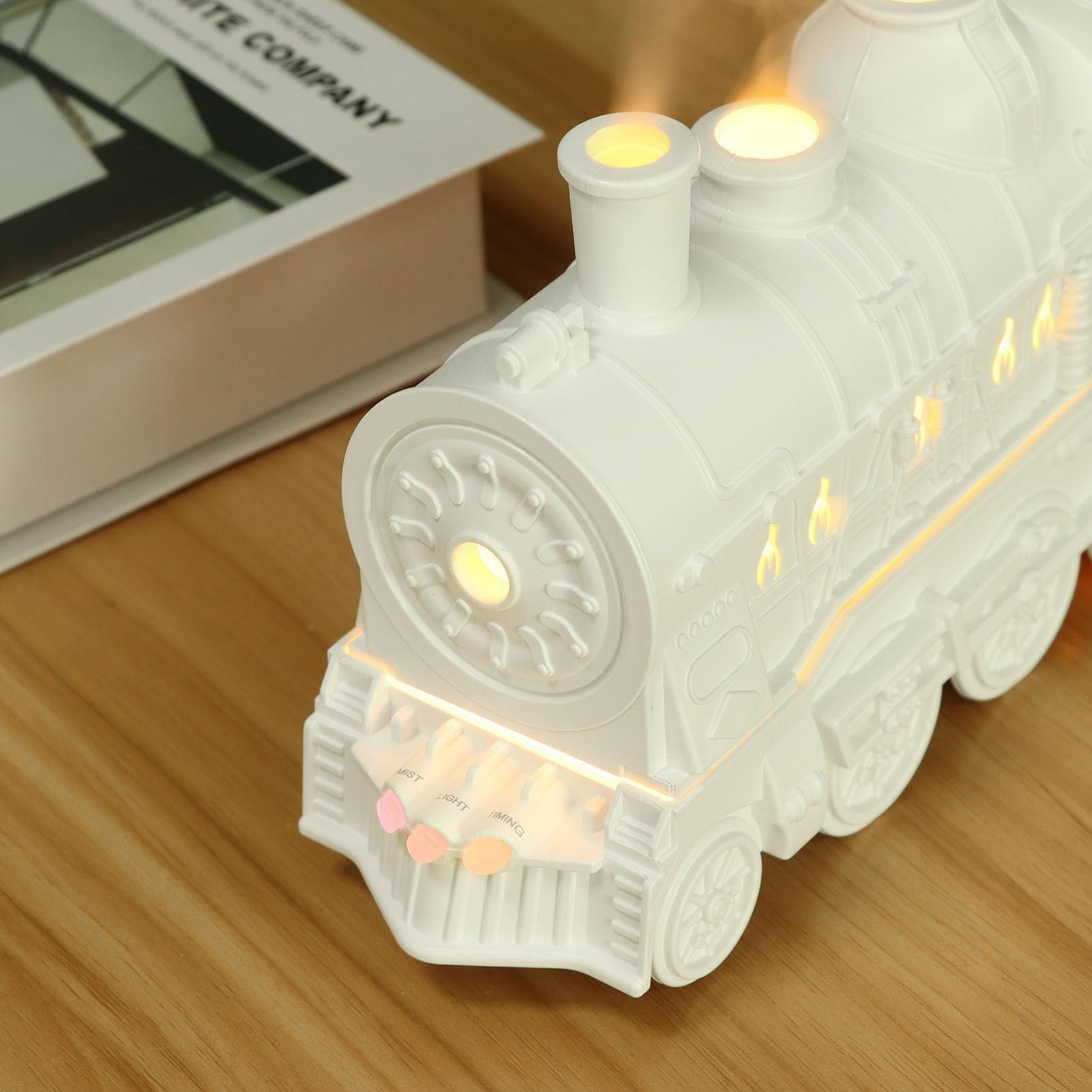 Gonetre Difusor de Tren de Navidad Difusor de Aceite Esencial de Tren de