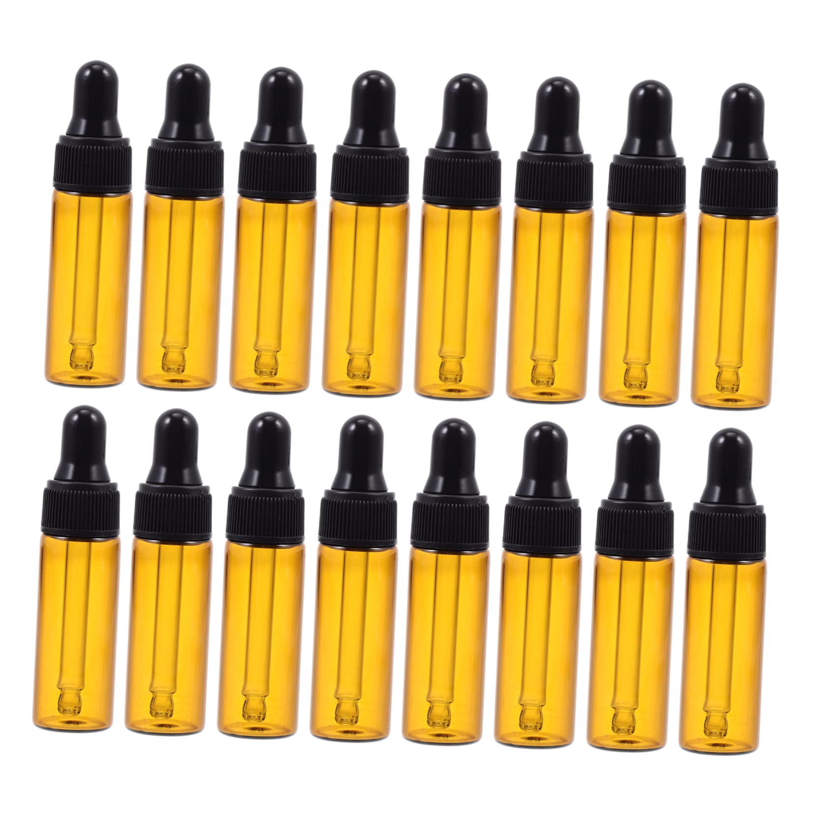 IWOWHERO Essential Oil Dropper Bottles Set 20pcs Mini Sample Bottles 5ml Sub Packing Bottle Leakproof and Safe