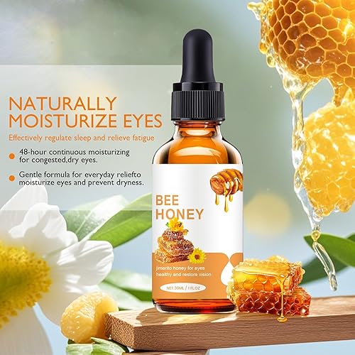 Miniatura 2 de Hidratación para el cuidado de los ojos de miel, hidratación natural con miel de abeja, hidrata refresca los ojos, fórmula suave para uso diario