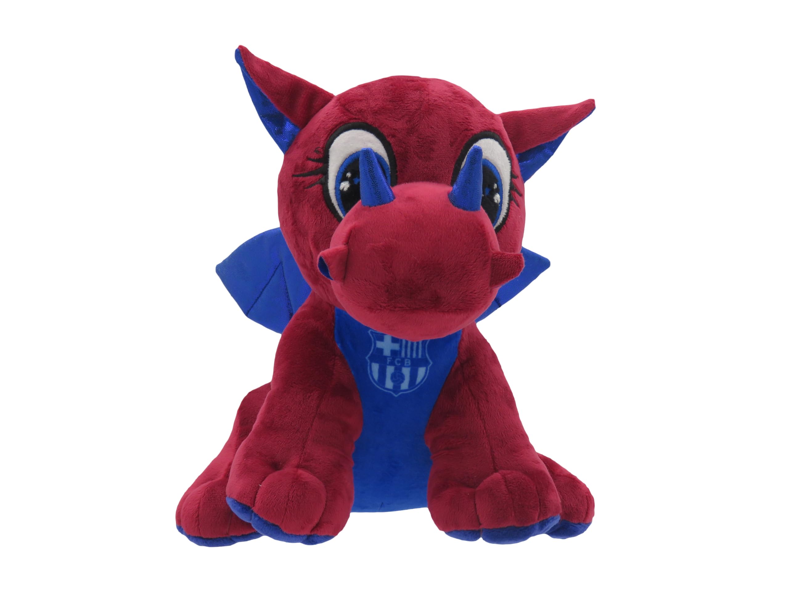 CyP Brands- FC Barcelona, Muñeco de Peluche, Dragón, 25 cm, Color blaugrana, Producto Oficial — view 3