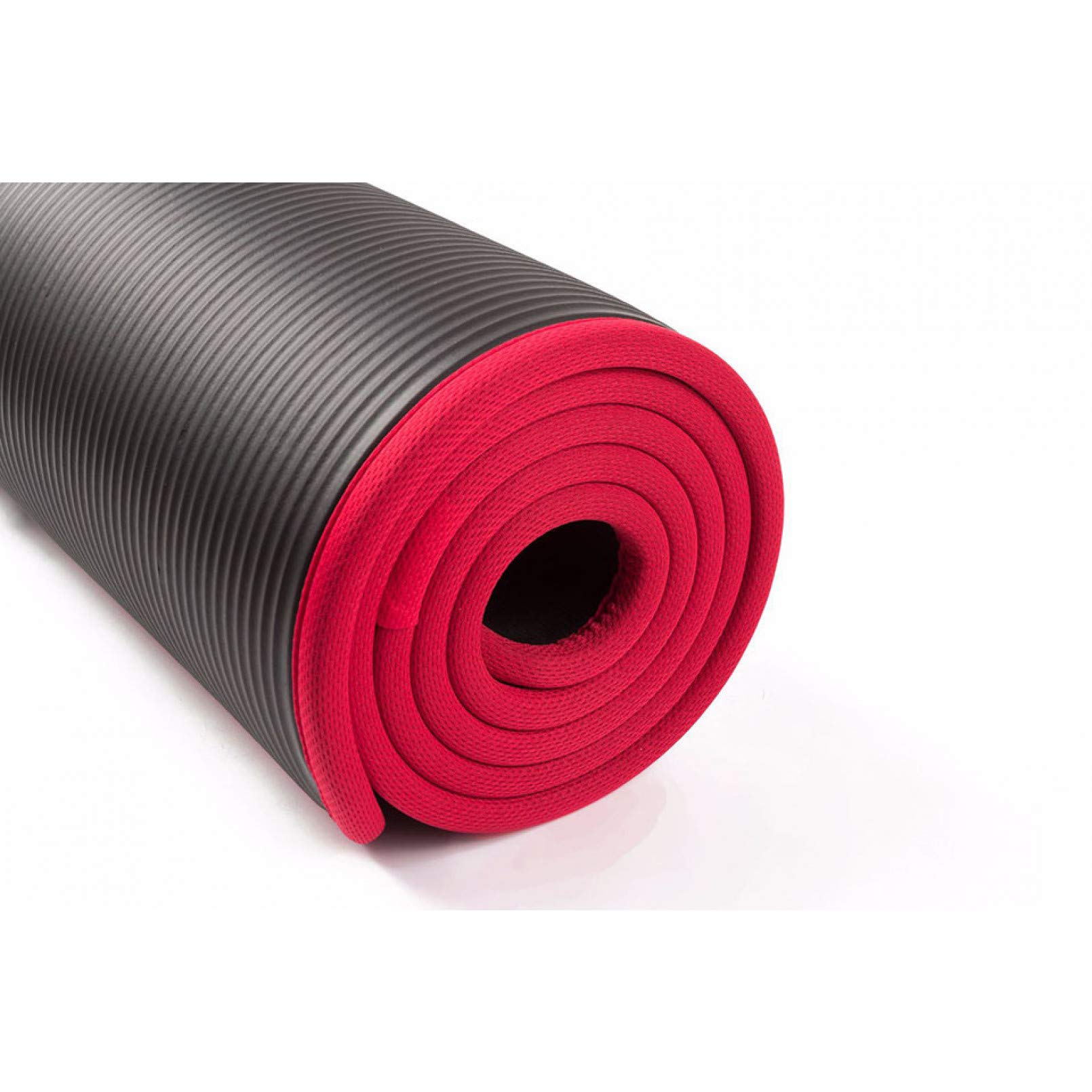 Tappetino da yoga extra spesso 183 cm x 61 cm antiscivolo tappetino da yoga per fitness senza odore Pilates palestra tappetino con fasciatura