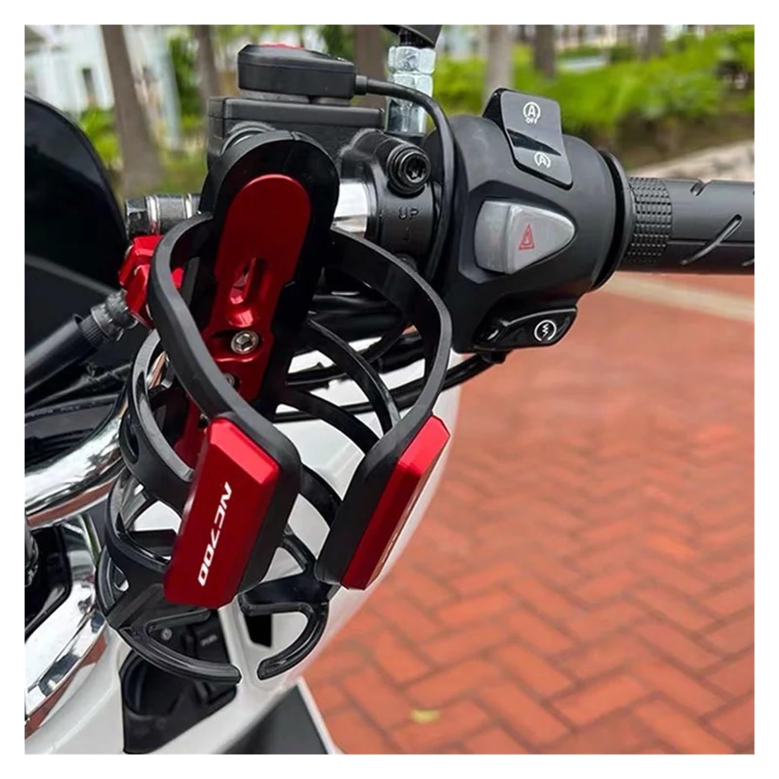 Soporte cantimplora motorizada para NC700, NC700S Y NC700X: Portabotellas Portavasos para Moto