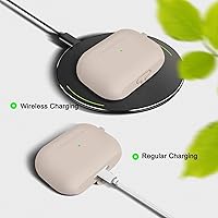 Vista 633 de Funda para AirPods Pro con kit de limpieza, funda de silicona suave para Apple AirPod Pro de 1ª/2ª generación, accesorios de funda AirPods Pro/Pro 2