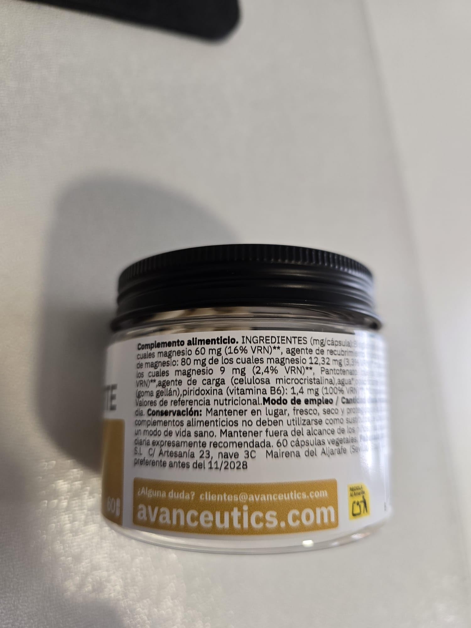 Triple Magnesio con Bisglicinato, Citrato y Malato de Alta Biodisponibilidad | 120 Cápsulas Fáciles de Tragar | Mejora Descanso, Sueño y Concentración – MagnesioForte Avanceutics Pack 2 Meses