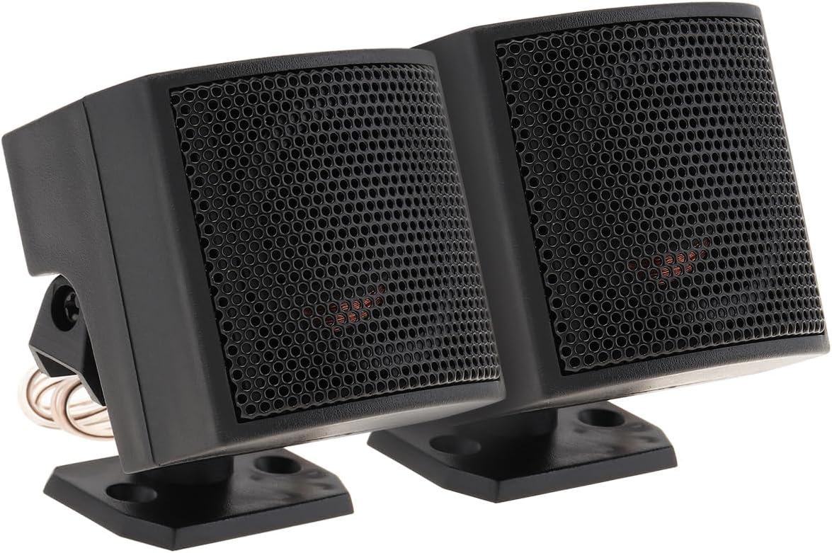 DriSentri Car Tweeter Speakers, 500W High Efficiency Mini Dome Tweeter Speakers for Car Audio