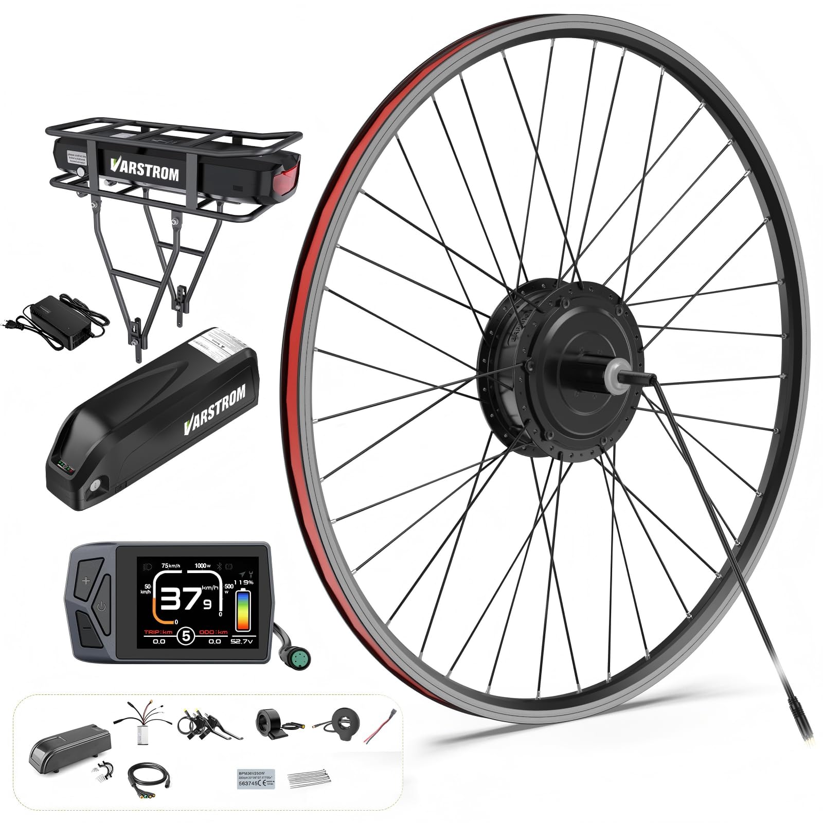Amazon.com : BAFANG G020/G0900 48V 500W/750W Rear Hub Motor for 20