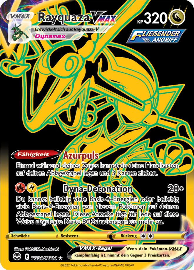 Rayquaza VMAX TG29/TG30 - Secret Rare - Silver storm winch