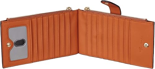 Miniatura 4 de Travelambo RFID Billetera de mujer con varios compartimientos para varias tarjetas con bolsillo con cierre, talla única