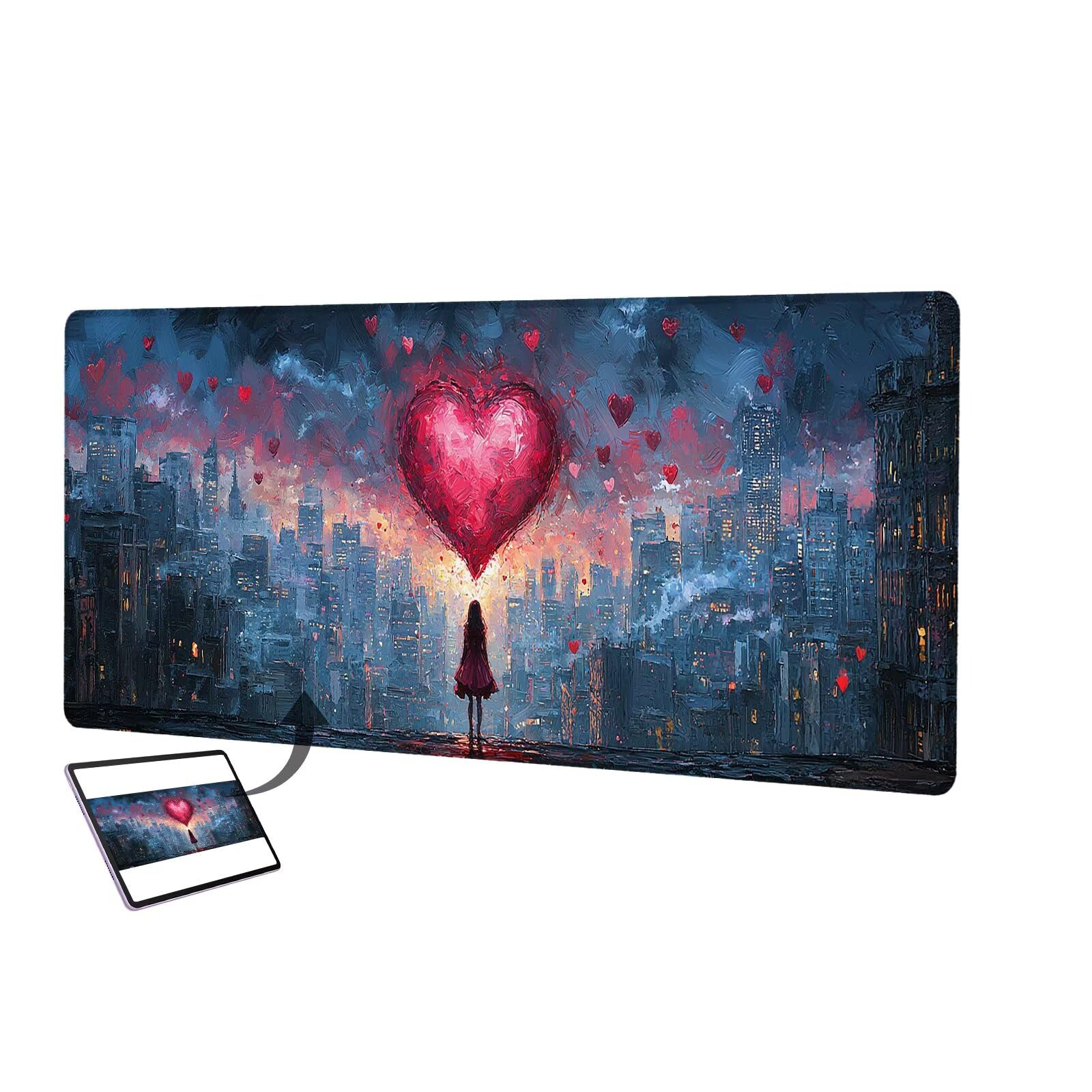 Niestandardowa podkładka pod mysz ze zdjęciem, 1200 x 600 mm wodoodporna niestandardowa podkładka pod mysz do gier, pod biurko z antypoślizgową podstawą, dodawanie zdjęć, pomysł na prezent dla graczy,